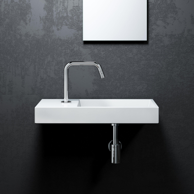 Clou Mini Wash Me lave-mains 56x24cm trou de robinet à gauche Céramique Blanc
