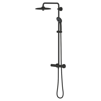 Grohe Vitalio Joy Douchesysteem - met thermostaatkraan - matte black (mat zwart)