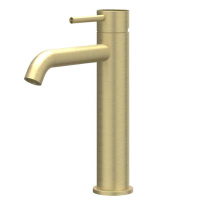 IVY Concord Mitigeur de lavabo - posé - hauteur moyenne - coldstart - RVS316 - or brossé mat PVD