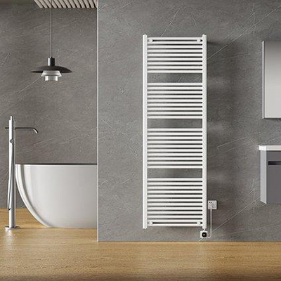 Wiesbaden Elara radiateur électrique Smart WiFi 181,7 x 60 cm blanc brillant