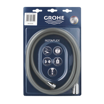 GROHE Rotaflex doucheslang 1/2x175cm twistfree draaibare aansluiting chroom