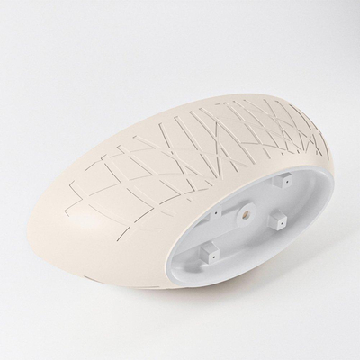 MONDIAZ HOLM Vrijstaand bad - 180x85cm - solid surface - mat linen (beige)