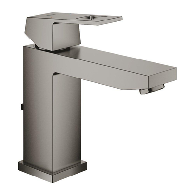 Grohe Eurocube Waterbesparende Wastafelkraan - M-Size - met waste - brushed hard graphite (antraciet)