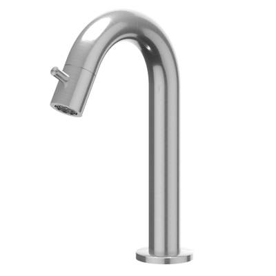 IVY Concord Robinet de lave-mains - courbé - sur plage - bas - Inox 316 - brossé