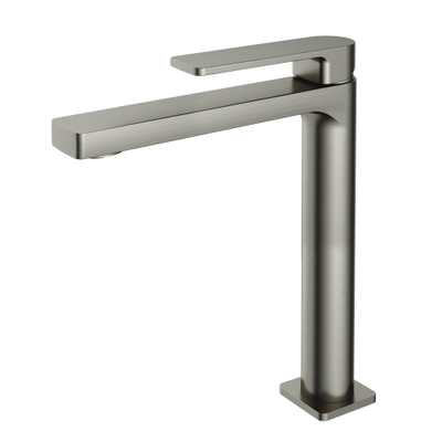 Hotbath Gal Verhoogde wastafelmengkraan zonder waste Geborsteld nikkel PVD SHOWROOMMODEL