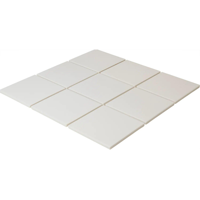 The Mosaic Factory London mozaïektegel - 30x30cm - 6mm - vierkant - R11 - mat super white