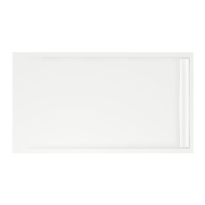 Xenz Easy Tray douchevloer - 160x90x5cm - acryl - zonder gootcover - wit
