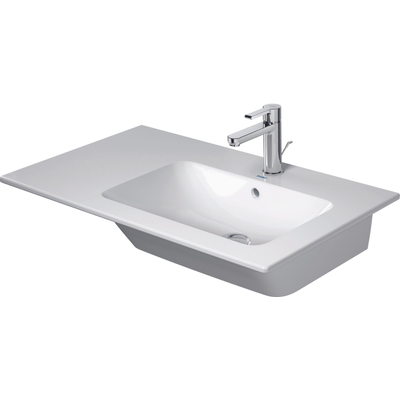 Duravit Me by starck lavabo-meuble avec 1 trou de robinetterie 83 x 49 cm blanc