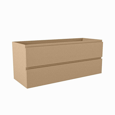 Mondiaz HAY wastafelonderkast - 120x45x50cm - 2 lades - uitsparing rechts - softclose - Oro