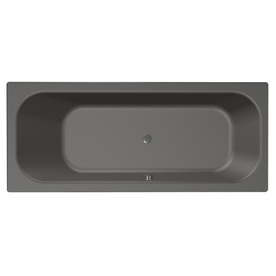 Xenz Aruba Ligbad - 190x80x48 - afvoer Midden - acryl - antraciet