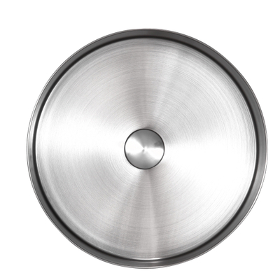 FugaFlow Eccelente Ferro Vasque - 36x36x11cm - Inox - Inox brossé