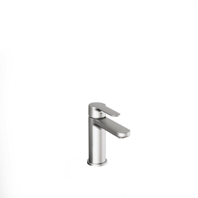 GO by Van Marcke Nero wastafelkraan - opbouw - voorsprong 11.4cm - zonder waste - geborsteld rvs