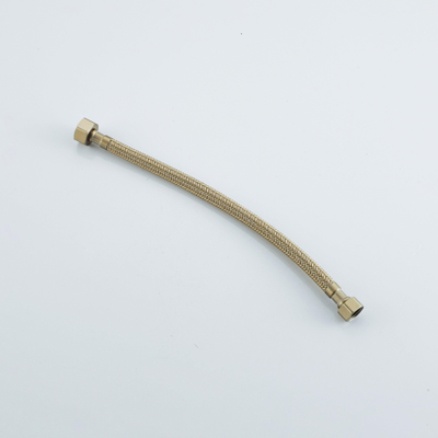 Fortifura Calvi Tuyau flexible - 30cm - 1/2"x3/8" - laiton brossé (or)