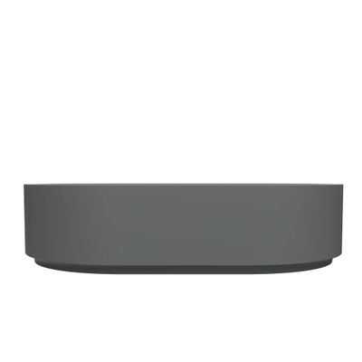 Arcqua Case waskom - 55x36cm - Ovaal - Cast marble Grijs Mat SHOWROOMMODEL