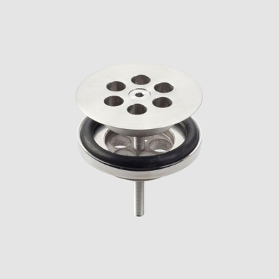 Clou Wash Me bouchon pour obturateur d'eau en silicone inox brossé