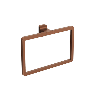 Crosswater Rotar Handdoekring - 23x15.5cm - geborsteld brons