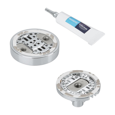 Grohe QuickGlue - 1 lijmset voor wandhouders - 2 discs