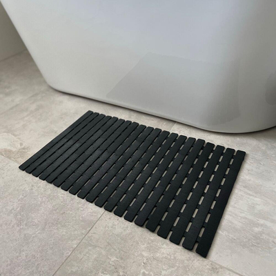 Sealskin Nora Tapis de bain - 39x69cm - Antidérapant - Noir