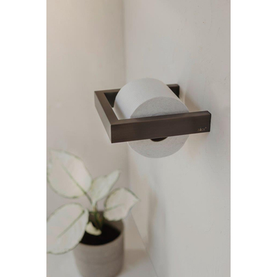 Zack LINEA Toiletrolhouder - 15cm - grafiet