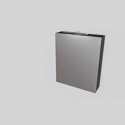 MONDIAZ CUBB Spiegelkast - 60x70x16cm - 1 deur - dark grey