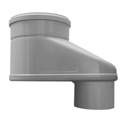 Burgerhout pièce de raccord Ø100-100/150mm en plastique
