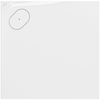 Villeroy & Boch Ecora douchebak - 80x80x3.5cm - hoekafvoer - white alpine (wit)