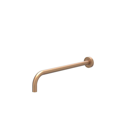 IVY Douche de tête - medium - 30cm - buses anticalcaires - bras mural - 40cm - Cuivre brossé mat PVD