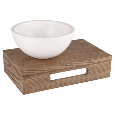 Differnz Ruz Vasque - 25x25x11.5cm - céramique - ronde - blanc mat