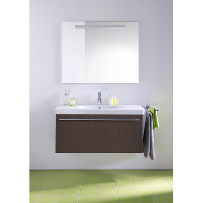 Duravit D-code Meubelwastafel - 105x48cm - met 1 kraangat - met overloop - wit