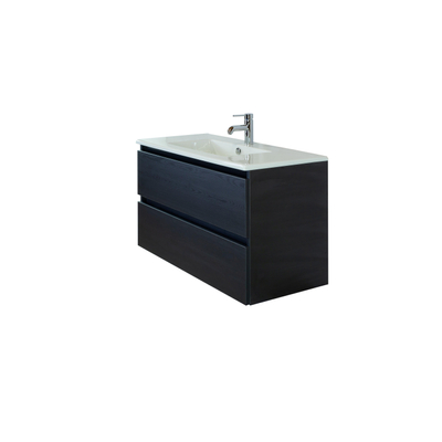 H&R Badmeubelen Gala Wastafel - 101x46x2cm - 1 kraangat - keramiek wit