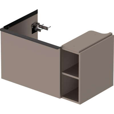 Duravit D-neo Meuble sous vasque 78.4x45.2x44cm 1 tiroir Basalte mat