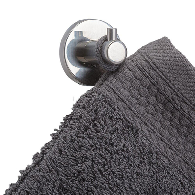 Crochet de serviette Tiger Boston - 4x4cm - simple - inox poli