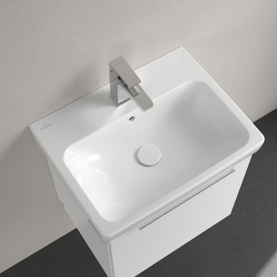 Villeroy & Boch Architectura Wastafel - 42x55cm - met kraangat - White Alpine (glans wit)