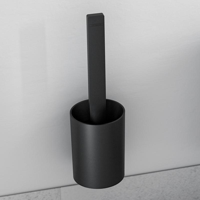 Hansgrohe Wallstoris Toiletset rolhouder en borstelgarnituur - mat zwart