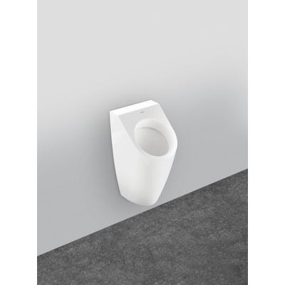 Villeroy & Boch Omnia Architectura Cuvette d’urinoir rond avec connexion et évacuation cachées ceramic+ Blanc