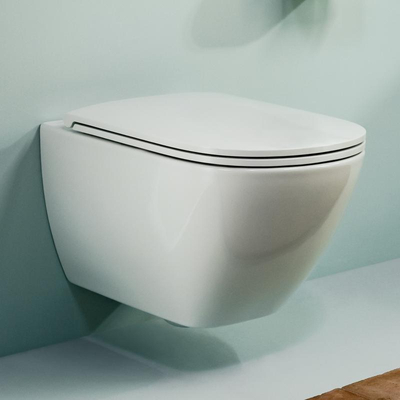 Laufen Lua WC suspendu 36x52x34,5cm sans bride de rinçage avec traitement anticalcaire Céramique blanc