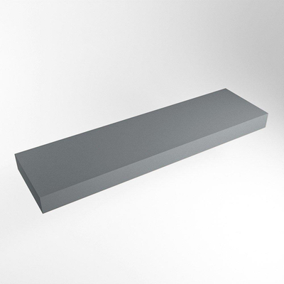 Mondiaz TOP 46 Vrijhangend Topblad - 170x46x12cm - geschikt voor waskom - Solid surface - Plata