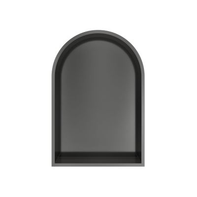 Hotbath &MORE Inbouwbox of inbouwnis Toogmodel - 30x45x10cm - PVD - geborsteld gunmetal (antraciet)