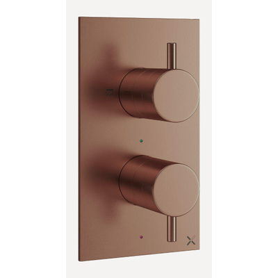 Crosswater MPRO robinet de douche - encastré - vertical - 2 fonctions - bronze brossé