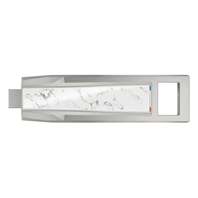 Grohe Allure brilliant private collection wastafelkraan M-Size white att. supersteel