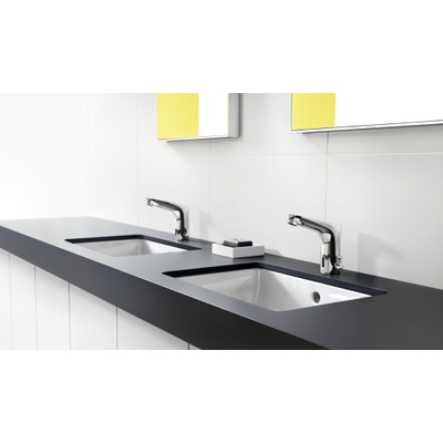 Hansgrohe Focus E2 wastafelkraan electronisch - inclusief sensor 230V - inclusief temperatuurgreep - hoogglans chroom