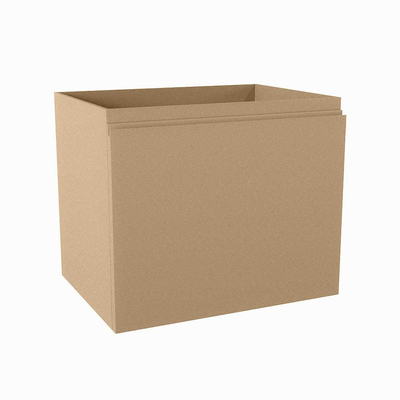 Mondiaz FLOTT wastafelonderkast - 60x45x50cm - 2 uitsparing midden - softclose - Oro