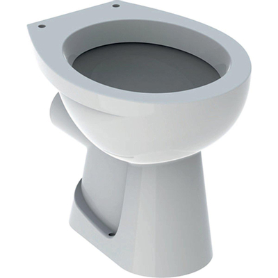 Geberit Publica staand diepspoeltoilet afvoer horizontaal keramiek wit