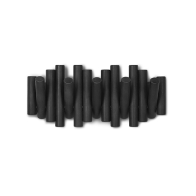 Umbra Picket patère 38x17x4cm Bois de pin Noir