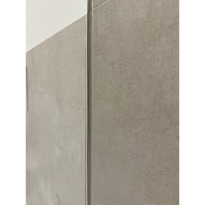 Fortifura Galeria Profiel blind - inbouw - 200cm - voor 8mm glas - aluminium