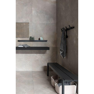 Douglas Jones One by One Carrelage de sol et de mur 100x100cm 6mm rectifié R10 porcellanato Palladium Grey