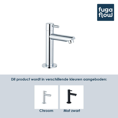 FugaFlow Eccelente Sobrado Robinet lave-mains - 14.4cm - eau froide - Chrome