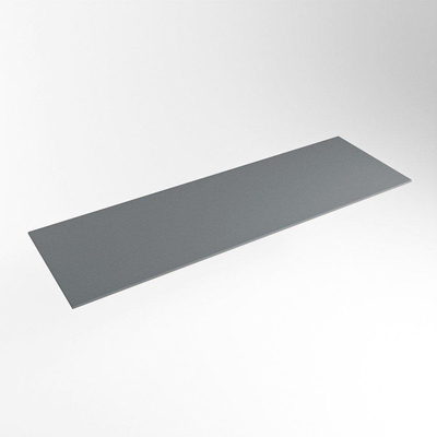 Mondiaz TOP 30 Topblad - 130x30x0.9cm - geschikt voor afdekplaat - Solid surface - Plata