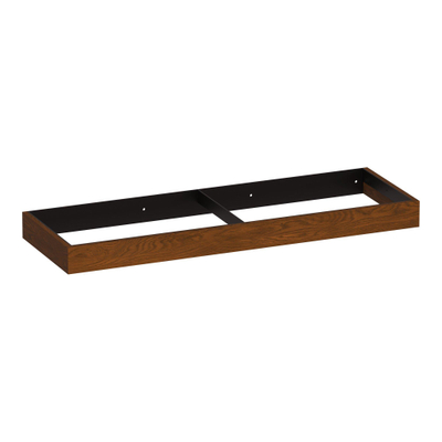 BRAUER Amaze meuble sous-lavabo 140 avec support de suspension intégré lattes chêne brun