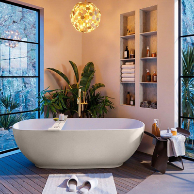 Mondiaz ALAN-DLUX Ensemble de meuble - 100cm - meuble Linen mat - 1 tiroir - Lavabo Cloud Opalo suspendu - vasque Droite - 1 trou de robinet